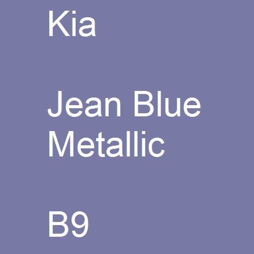 Kia, Jean Blue Metallic, B9.